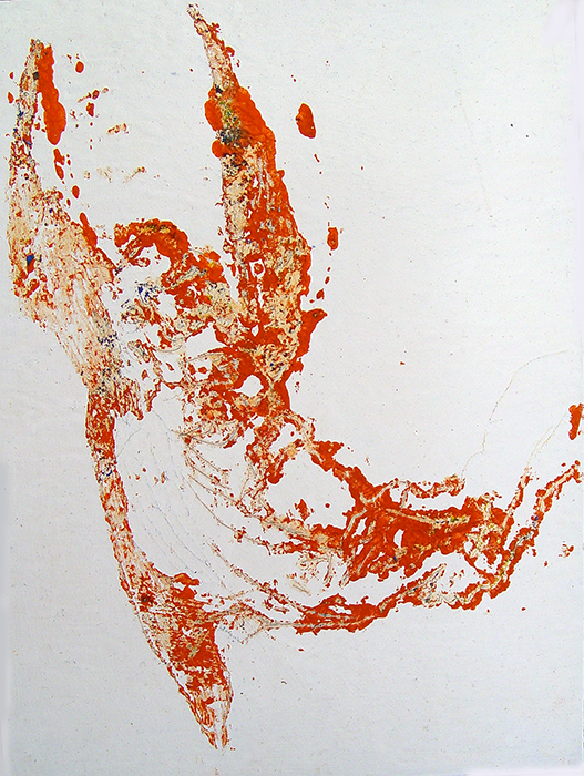 2010, Eitempera auf Papier: Platte 39,5x29,5x5cm
