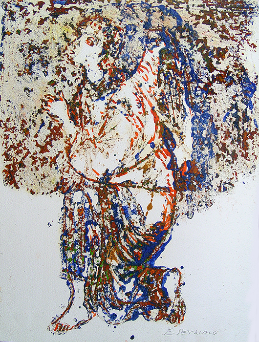2010, Eitempera auf Papier: Platte 39,5x29,5x5cm