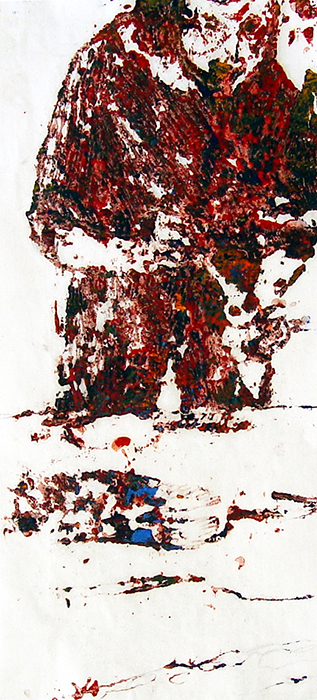 Leben in Farbe 2010, Eitempera auf Papier: Holz 30x60cm